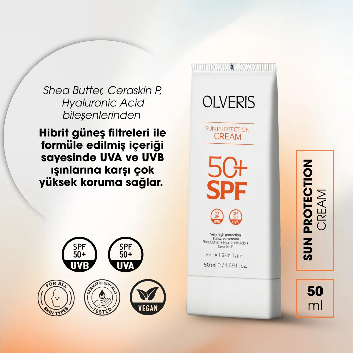 SUN PROTECTION CREAM SPF 50+ 50 ML - Görsel 2